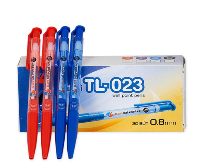 Bút bi Thiên Long 023 0.8MM ( (20C/HỘP)