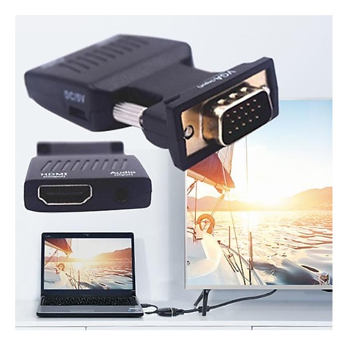 đầu chuyển Vga sang hdmi có audio - Vga hdmi audio