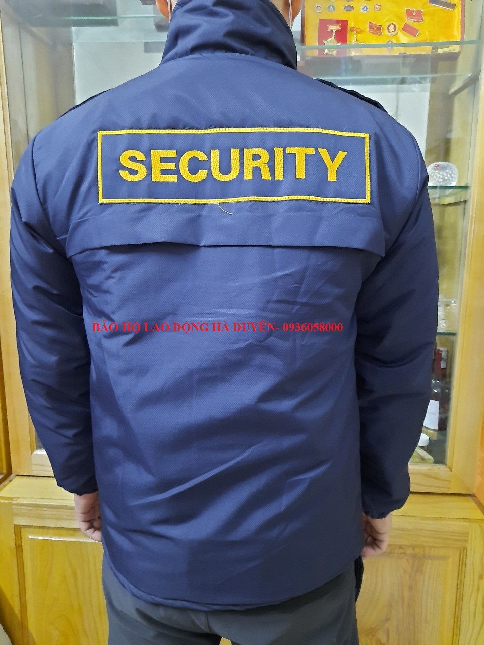 Security Embroidered Protective Jacket (Cotton Windshield Jacket)