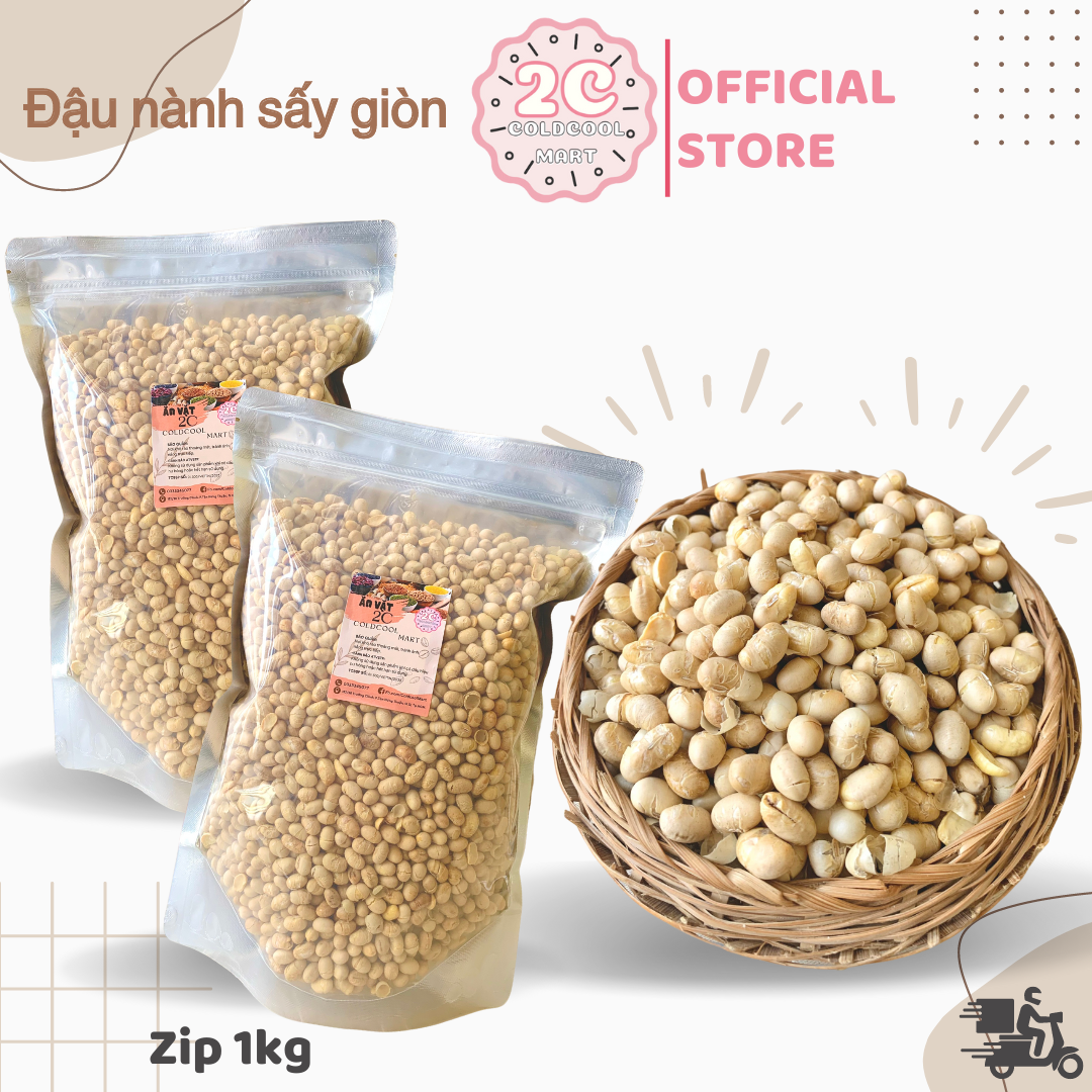 Đậu Nành Sấy Giòn 2kg ColdCool Mart