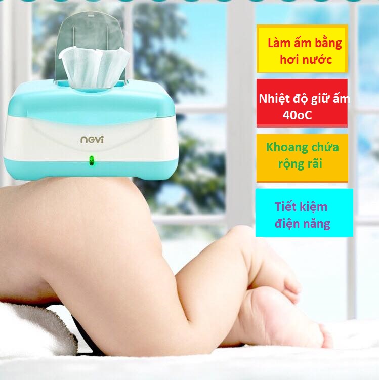 MÁY LÀM ẤM KHĂN ƯỚT NEVI CHO BÉ