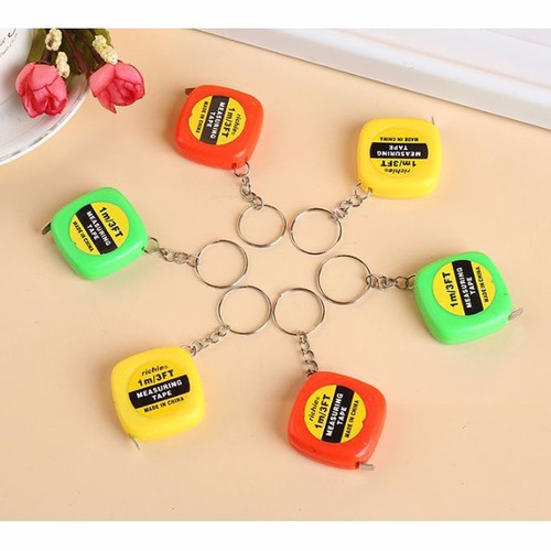 Thước Mini Dài 1M Kiêm Móc Khóa