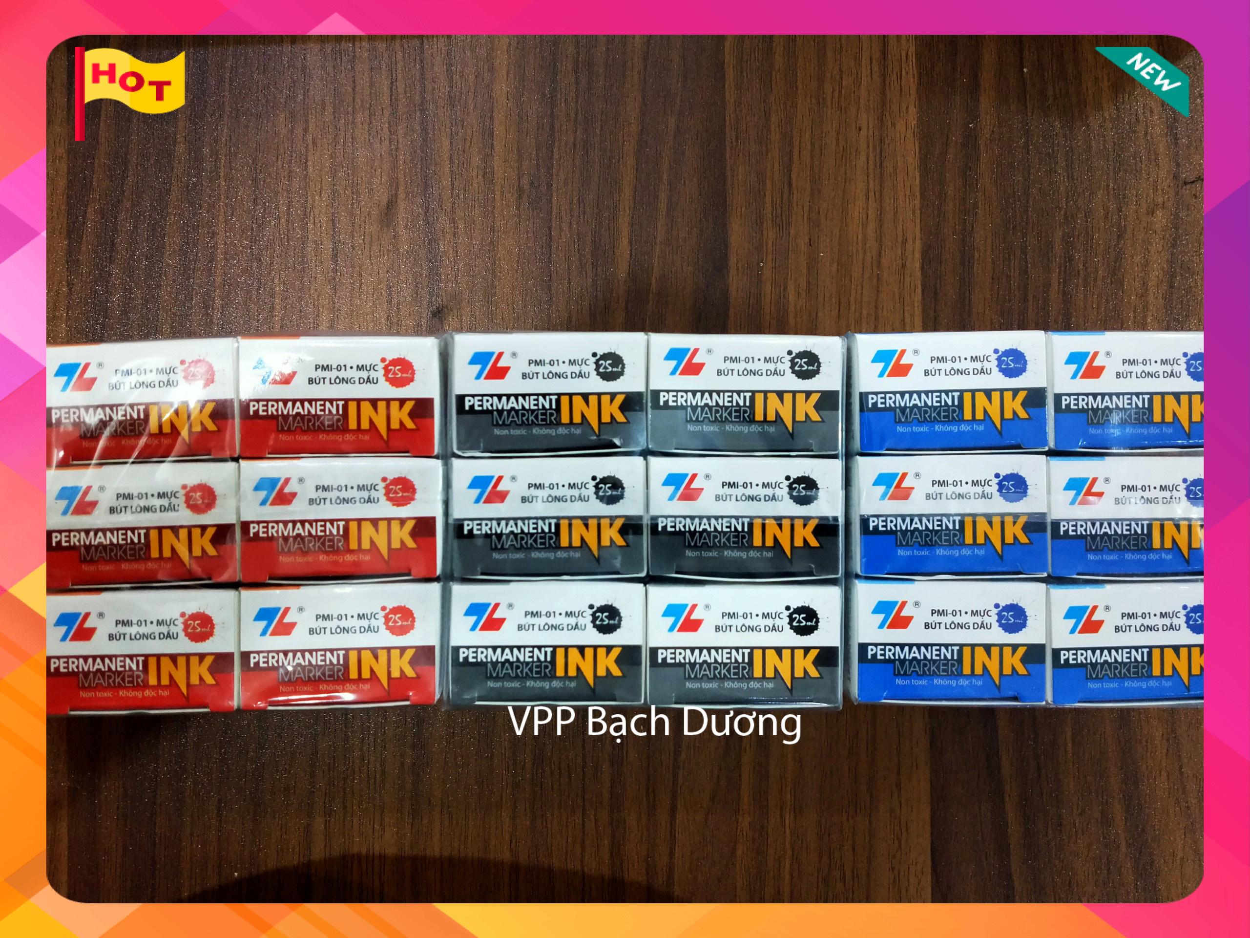 Mực lông dầu PMI-01 - chai
