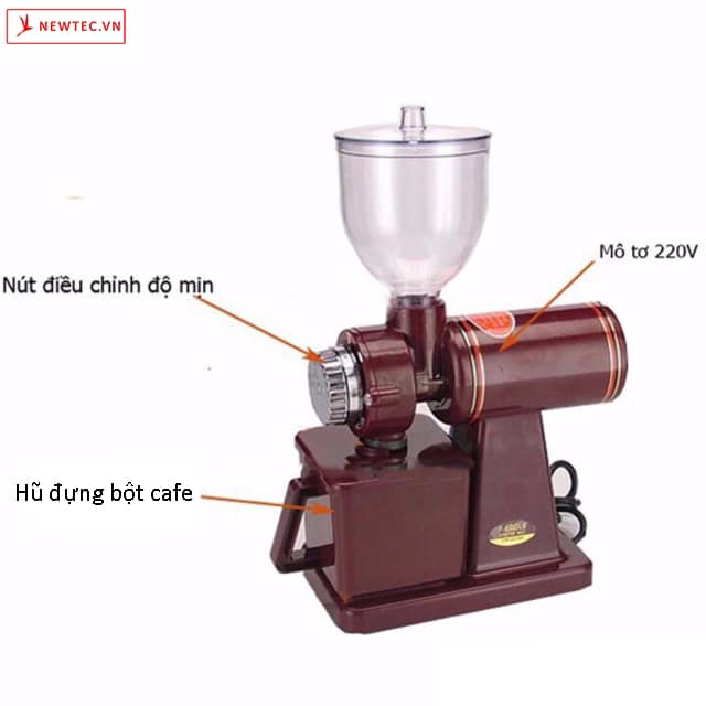 [HCM]Máy xay cafe mini 600N ( Đỏ)