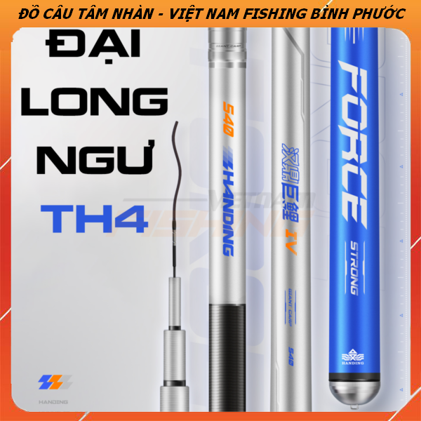 Cần câu cá handing đại long ngư th4 cứng 4h, phân lực 2-8.