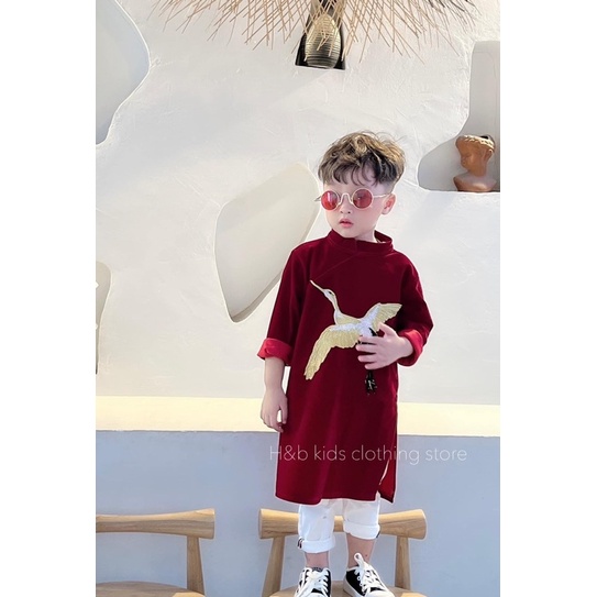[ÁO DÀI] Áo dài H.A.C cho bé trai đón tết (10-20kg)