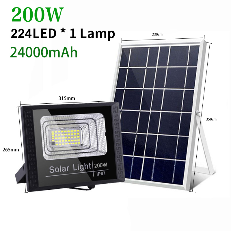 Đèn pha led Năng Lượng Mặt Trời 200w 45w 500w