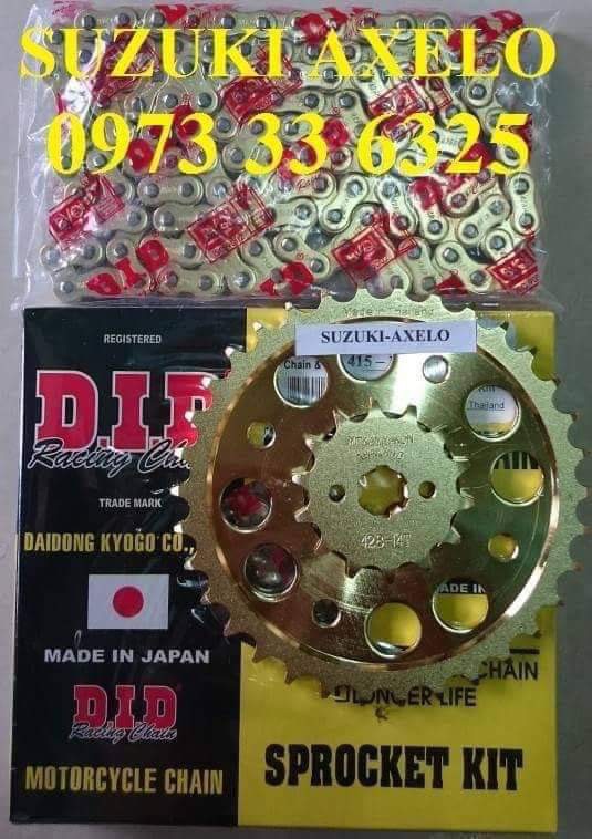 [HCM]Nhông sên dĩa axelo ( DID Thailand )