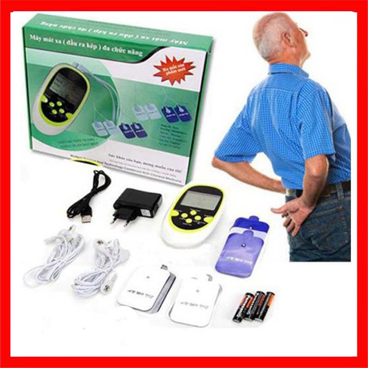 MÁY TRỊ LIỆU - MASSAGE XUNG ĐIỆN - 8 MIẾNG DÁN FULL BOX.