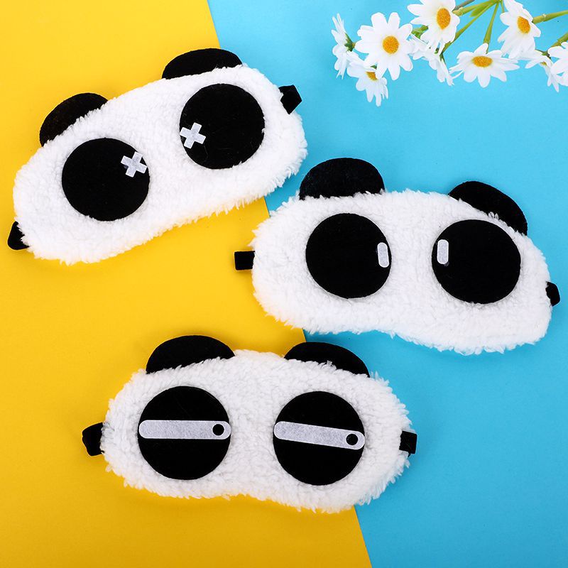 Tấm bịt mắt ngủ hình gấu panda - giao ngẫu nhiên - miếng bịt mắt ngủ hình gấu trúc dễ thương