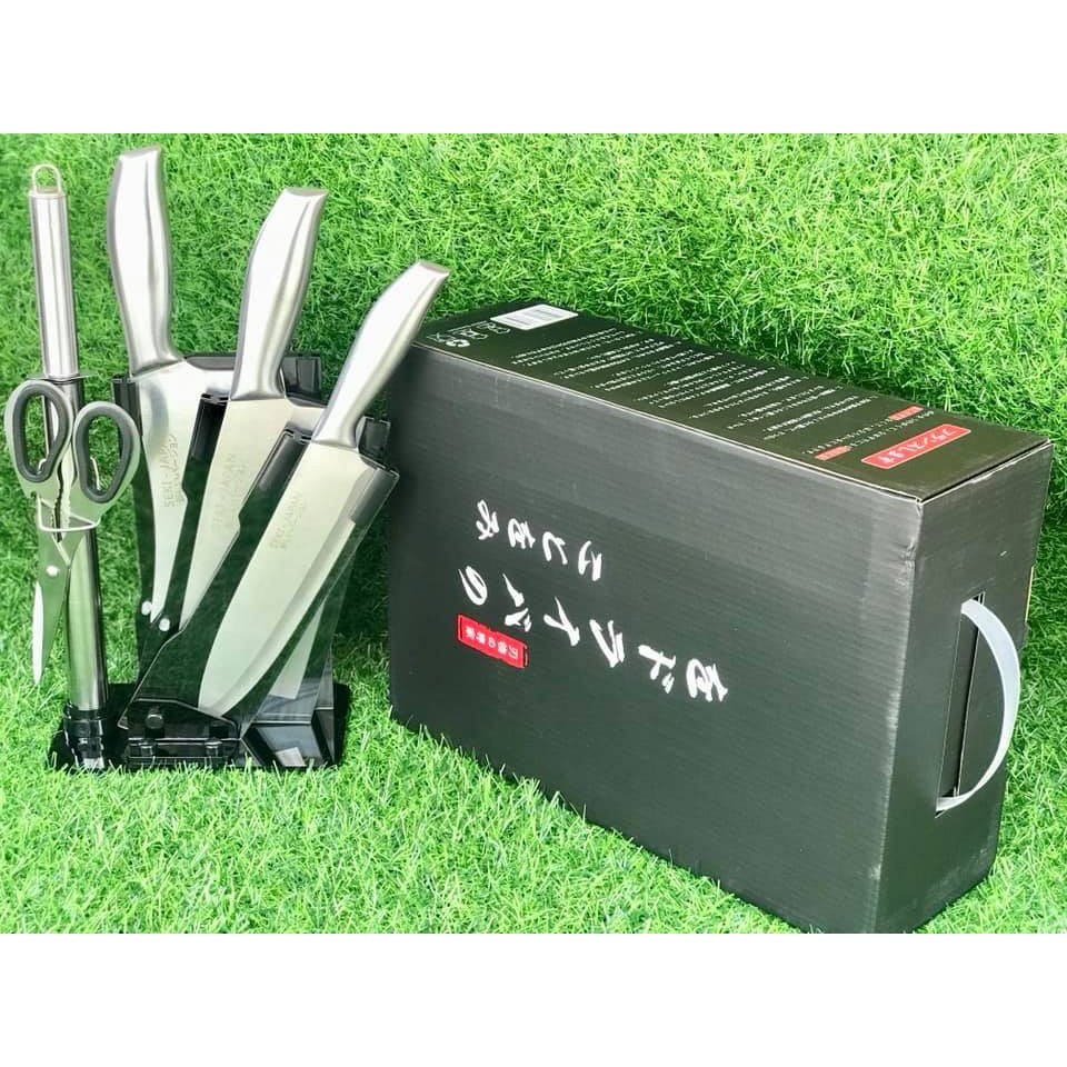 BỘ DAO NHẬT INOX 6 MÓN CAO CẤP