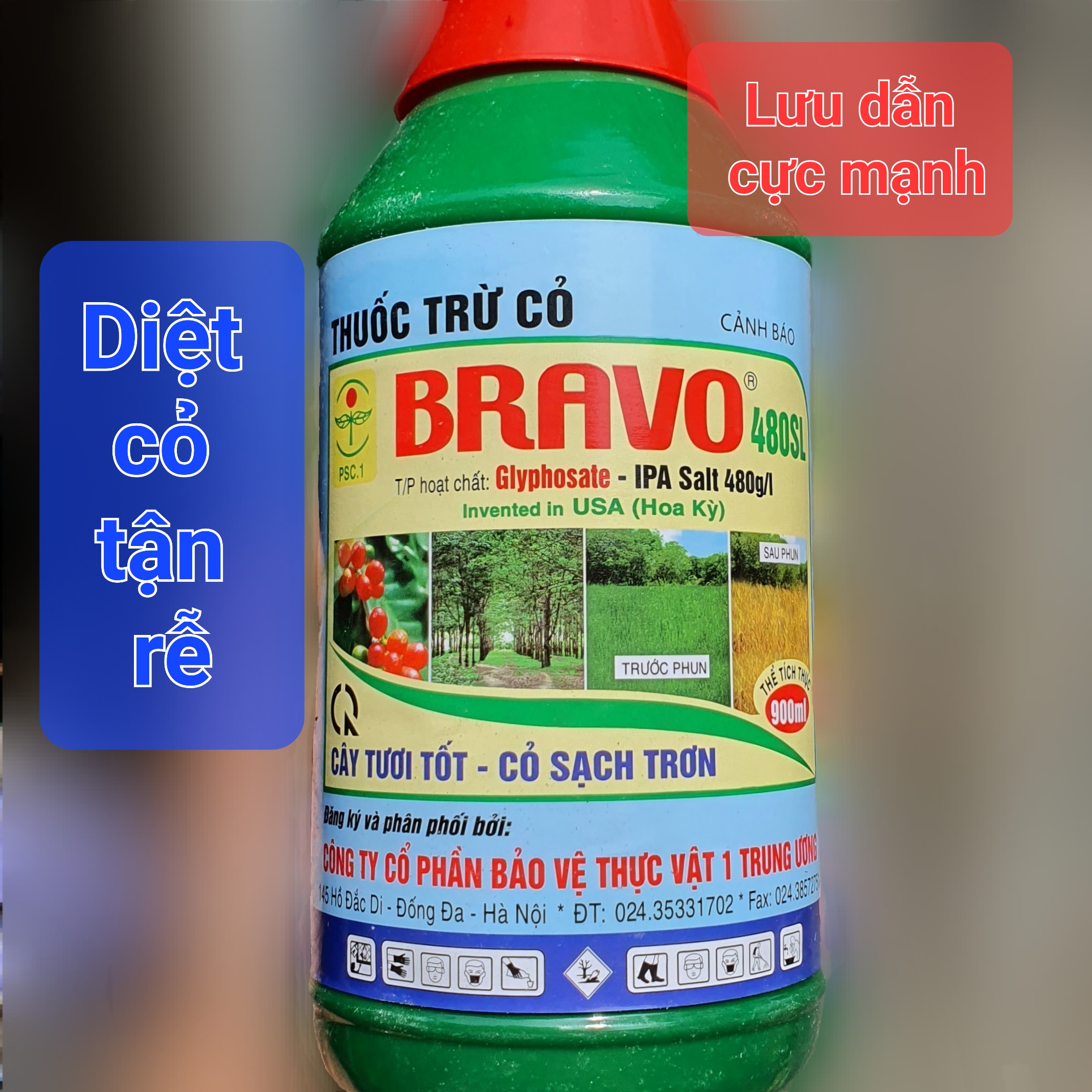 💎 thuốc trừ cỏ lưu dẫn bravo 480sl 💖 glyphosate