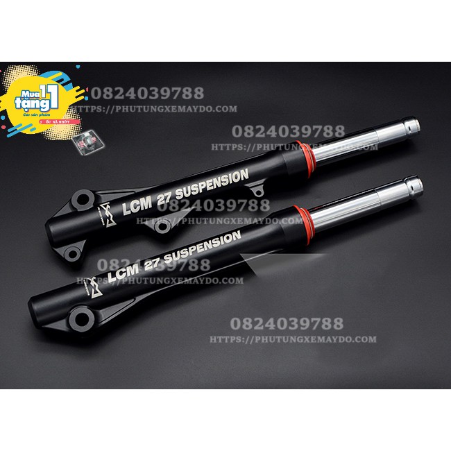 Phuộc Trước Lcm Ty Trắng Cho Honda Vario/Click 150 2019