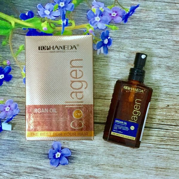 TINH DẦU DƯỠNG BÓNG MỀM MƯỢT TÓC HANEDA COLLAGEN ARGAN OIL 60ML