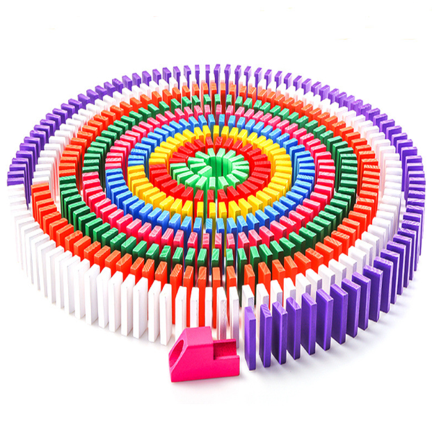[HOÀN TIỀN 6%]Đồ chơi Domino màu 120 chi tiết cho bé