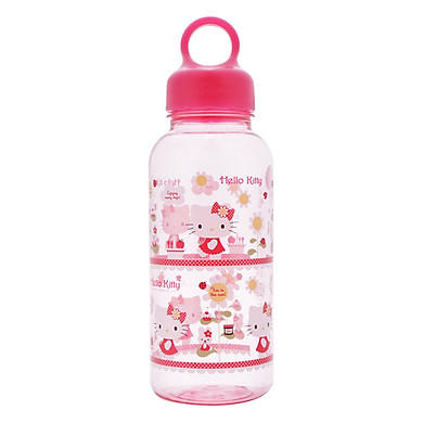 Bình Nước Bằng Nhựa Lock&Lock Hello Kitty Flower LKT623F (350ml)