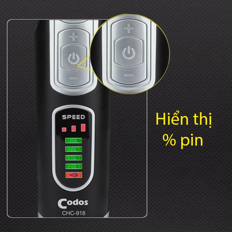 Tông Đơ Cắt Tóc Cao Cấp Codos Chc-918