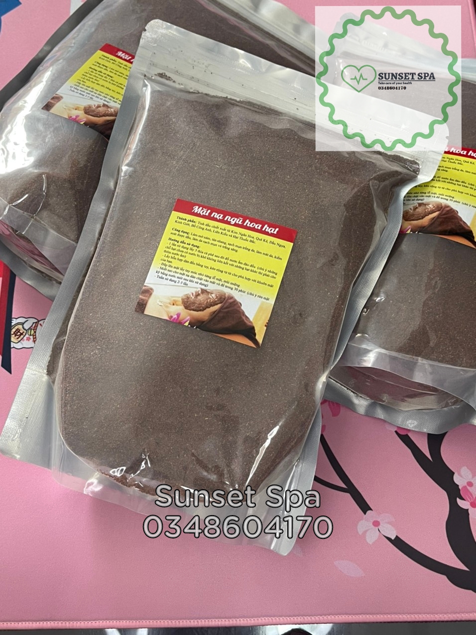 Mặt Nạ Ngũ Hoa Hạt (Hạt Ngũ Hoa, Hạt Đình Lịch, Hạt Bình Lịch, Hạt Nhũ Hoa) Handmade
