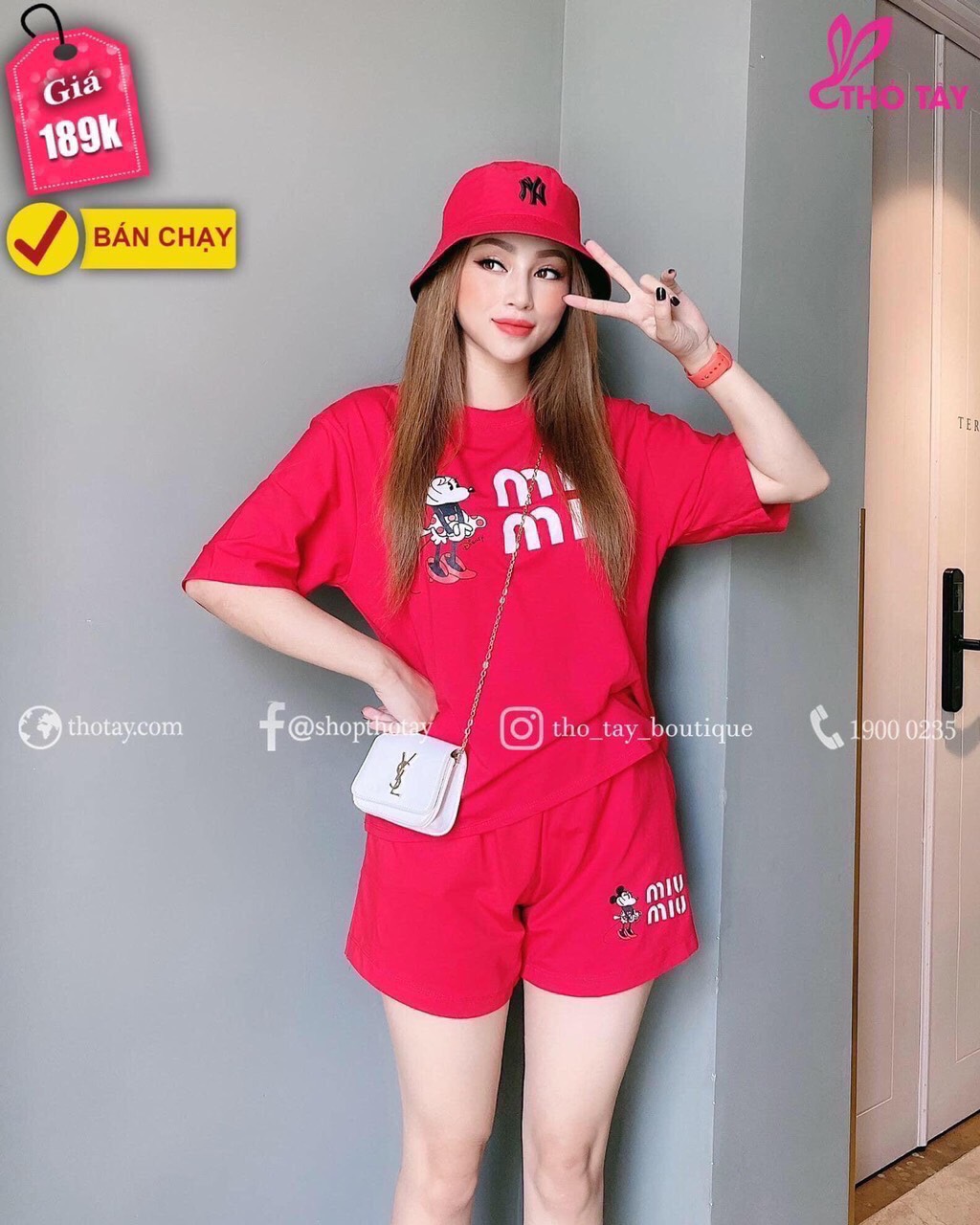Sét bộ Miu Miu ở nhà cute TTSLA0233