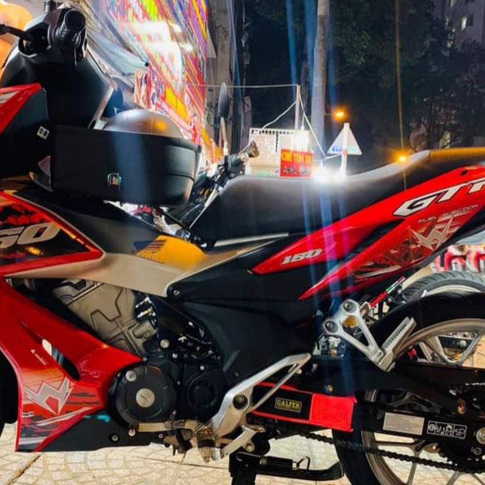 Tem xe winnerX tem rời cao cấp 3 lớp dán xe đỏ