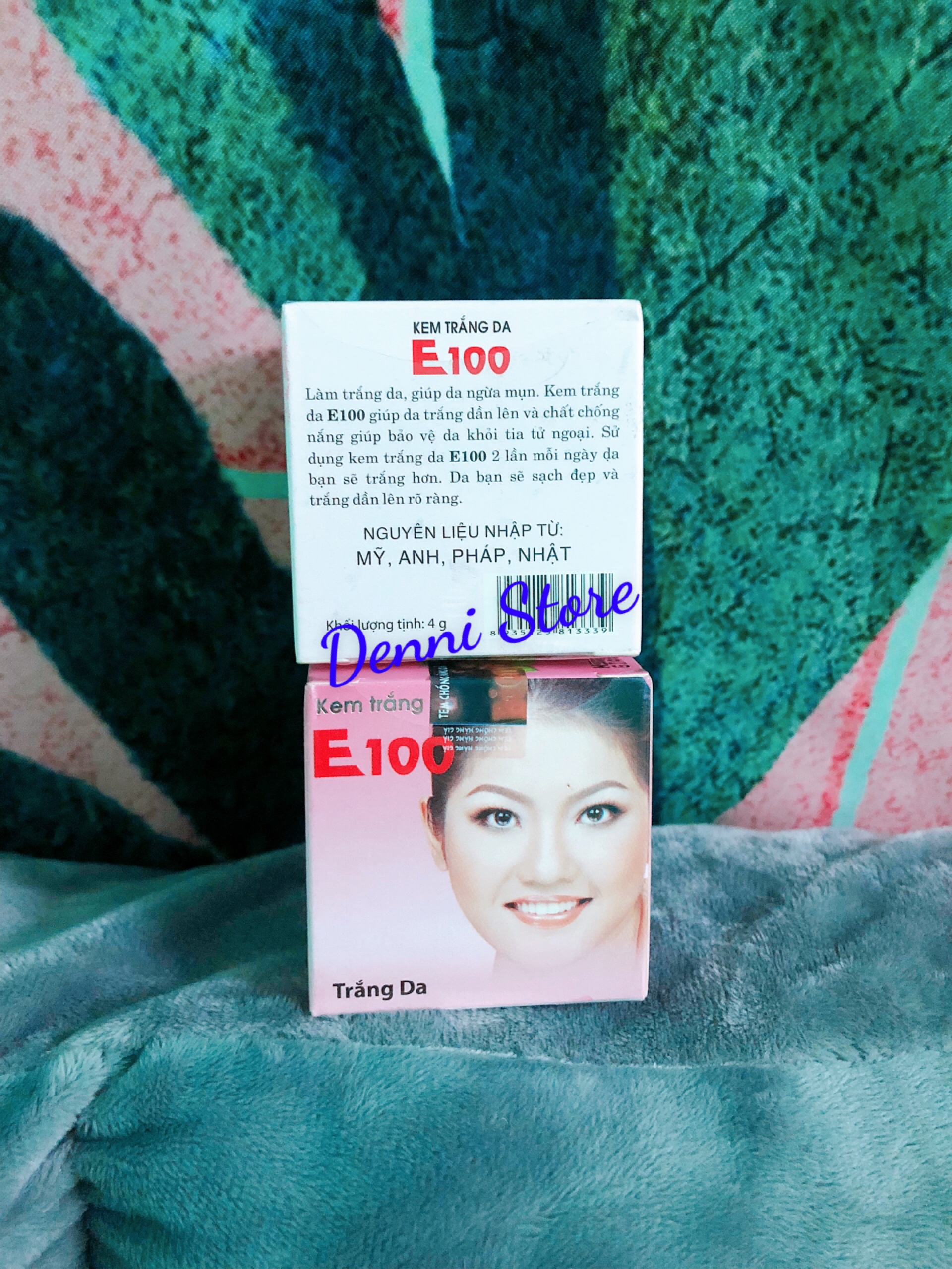 Hũ kem dưỡng trắng  E100 4gr ( Hũ lẻ )