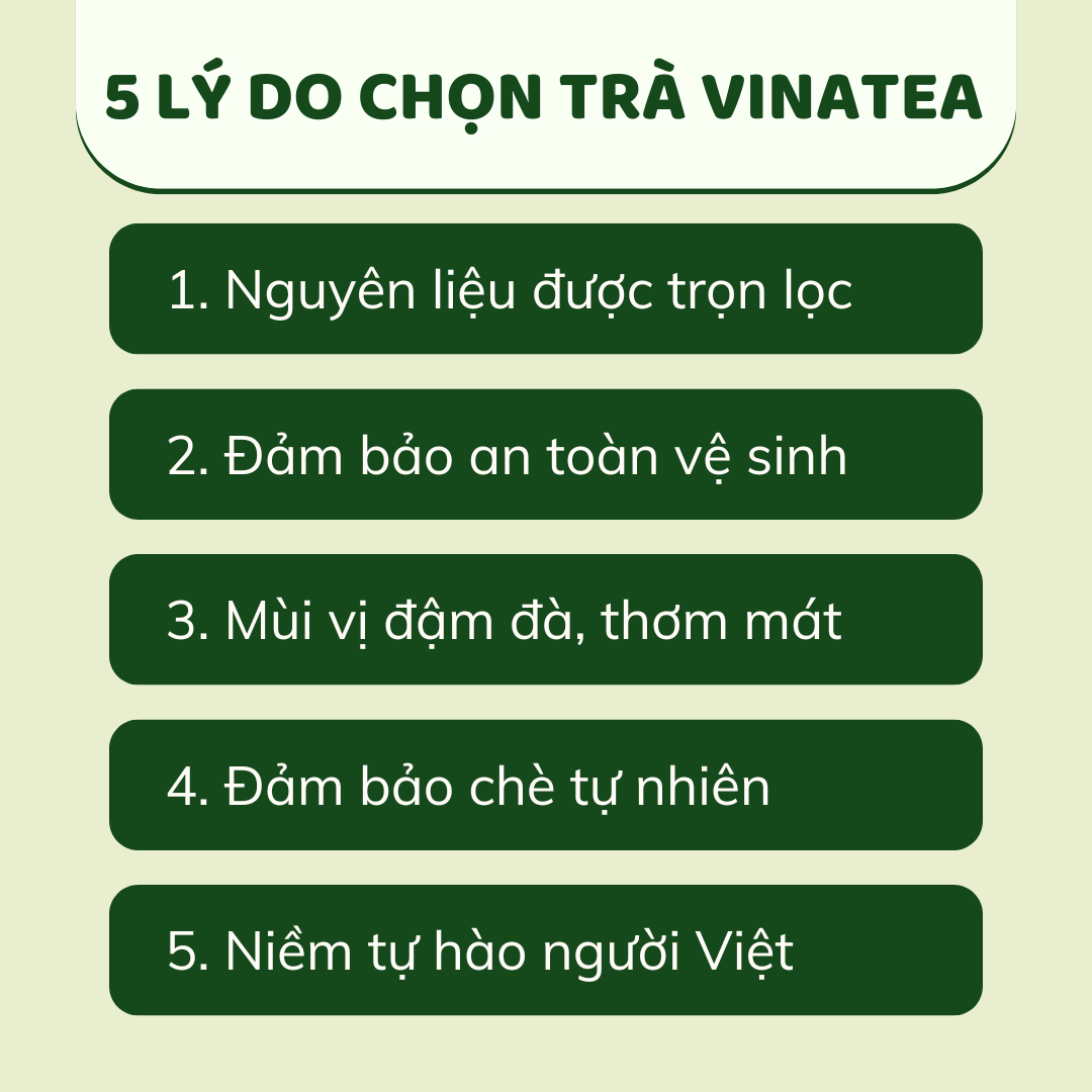 Trà Vinatea Oolong túi lọc 50g