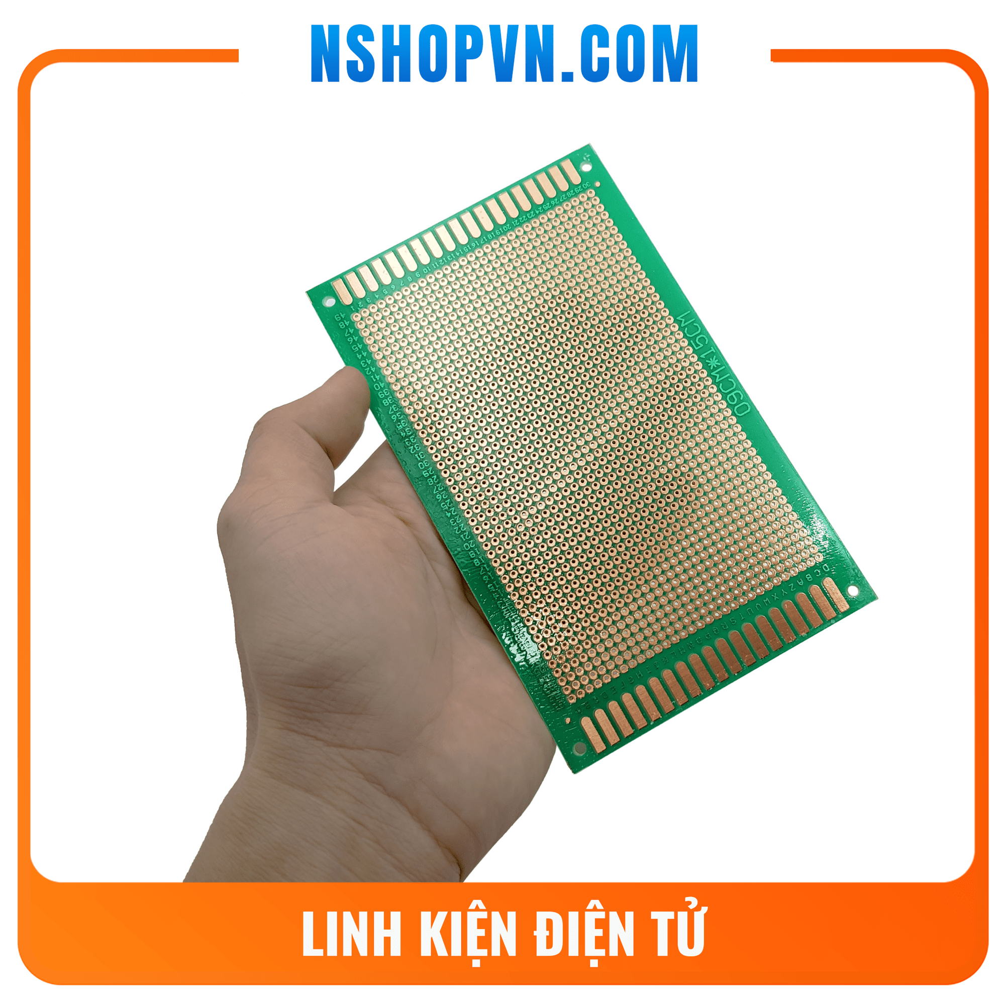Test board hàn Bản mạch hàn 1 mặt 9x15cm sợi thủy tinh