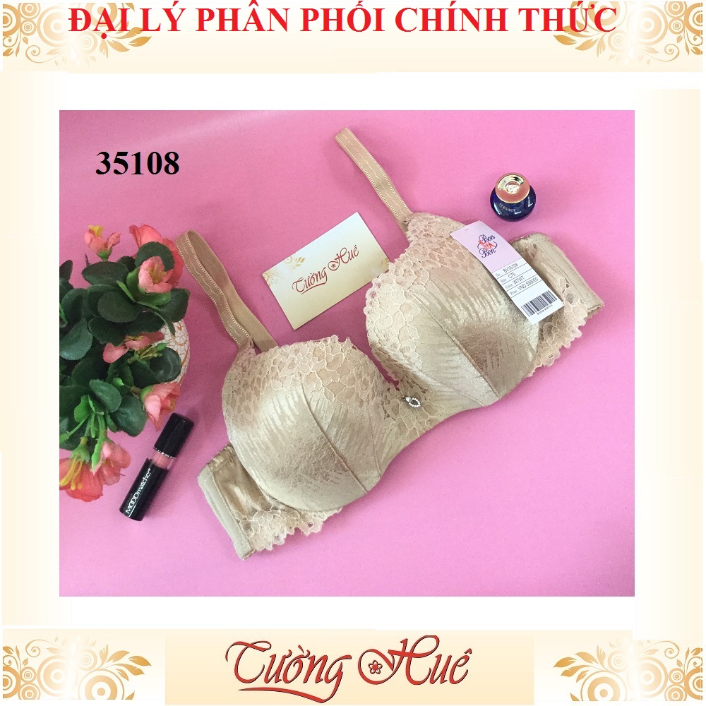 Áo lót nữ bon bon bv35108 ren mút vừa.