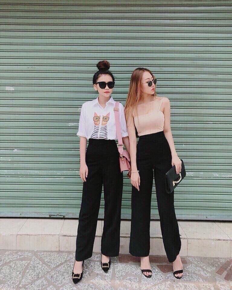 [HCM]QUẦN ỐNG RỘNG LƯNG CAO