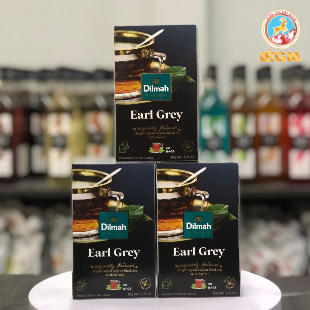 TRÀ DILMAH BÁ TƯỚC 30G - TRÀ TÚI LỌC HỘP 20 GÓI- DILMAH EARL GREY TEA