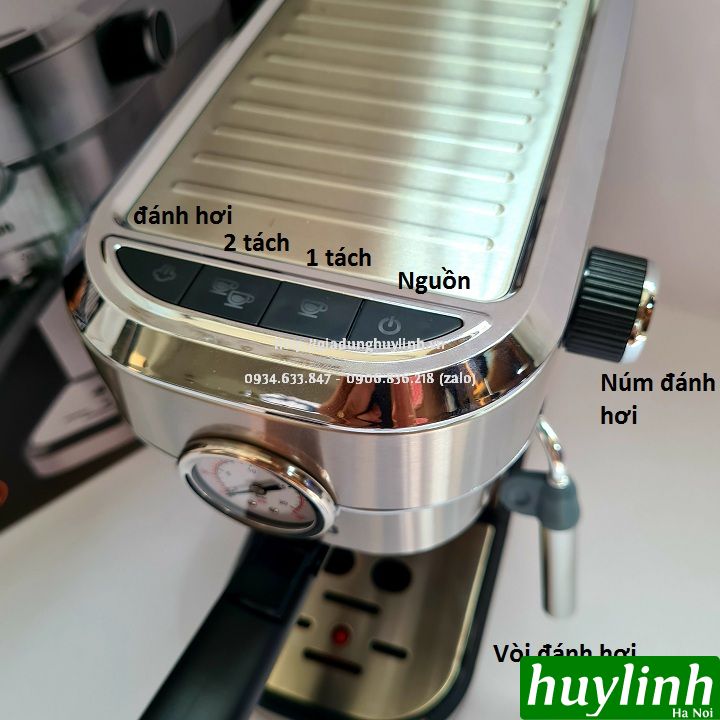 Máy pha cà phê Zamboo ZB-95AT - Tặng 500gr cafe - Model 2021