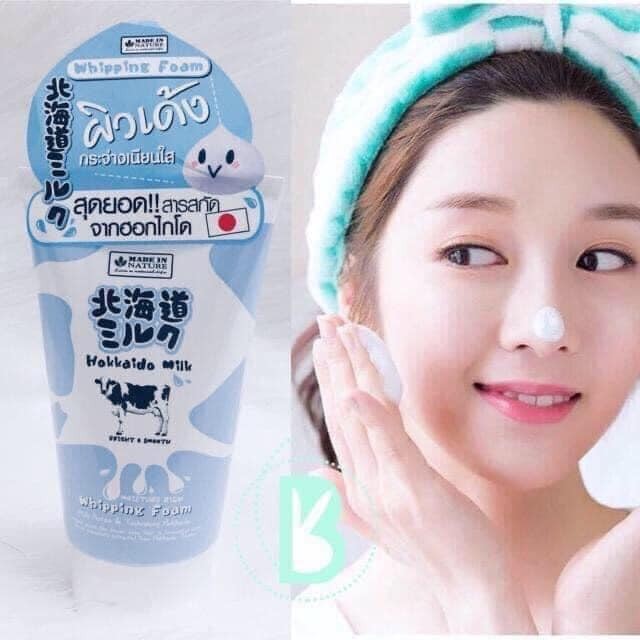 Sữa rửa mặt trắng da hokkaido chính hãng