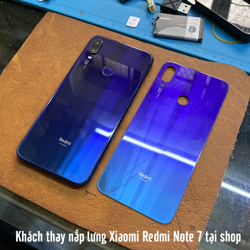Nắp lưng Xiaomi Redmi Note 8 zin máy thay rất khớp