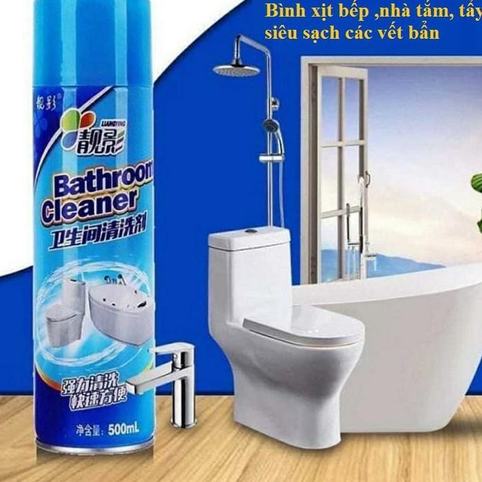 [ Siêu Hót ]Chai xịt tẩy đa năng Nhà tắm ,Bồn Cầu,Bathroom cleaner siêu sạch - 500ml