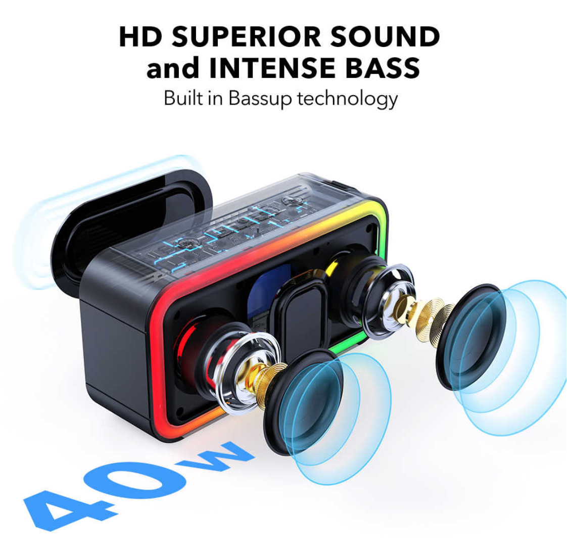 Loa Bluetooth MIFA F60 Công Suất 40W