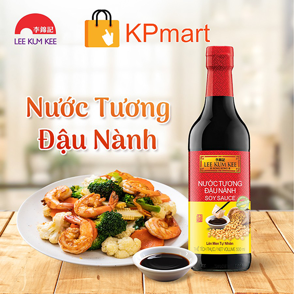 Nước tương đậu nành Lee Kum Kee 500ML