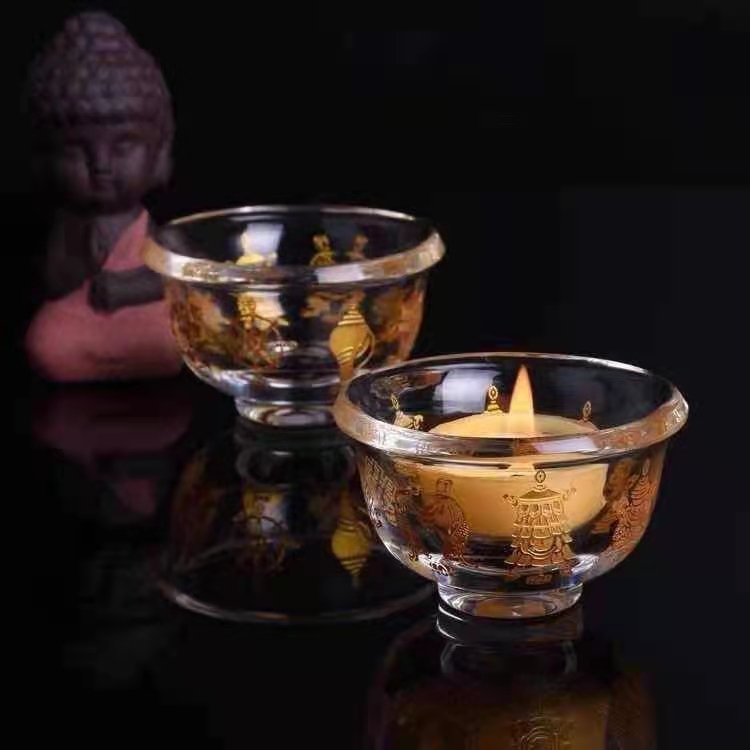 CHÉN PHA LÊ 8 CÁT TƯỜNG 7 cm