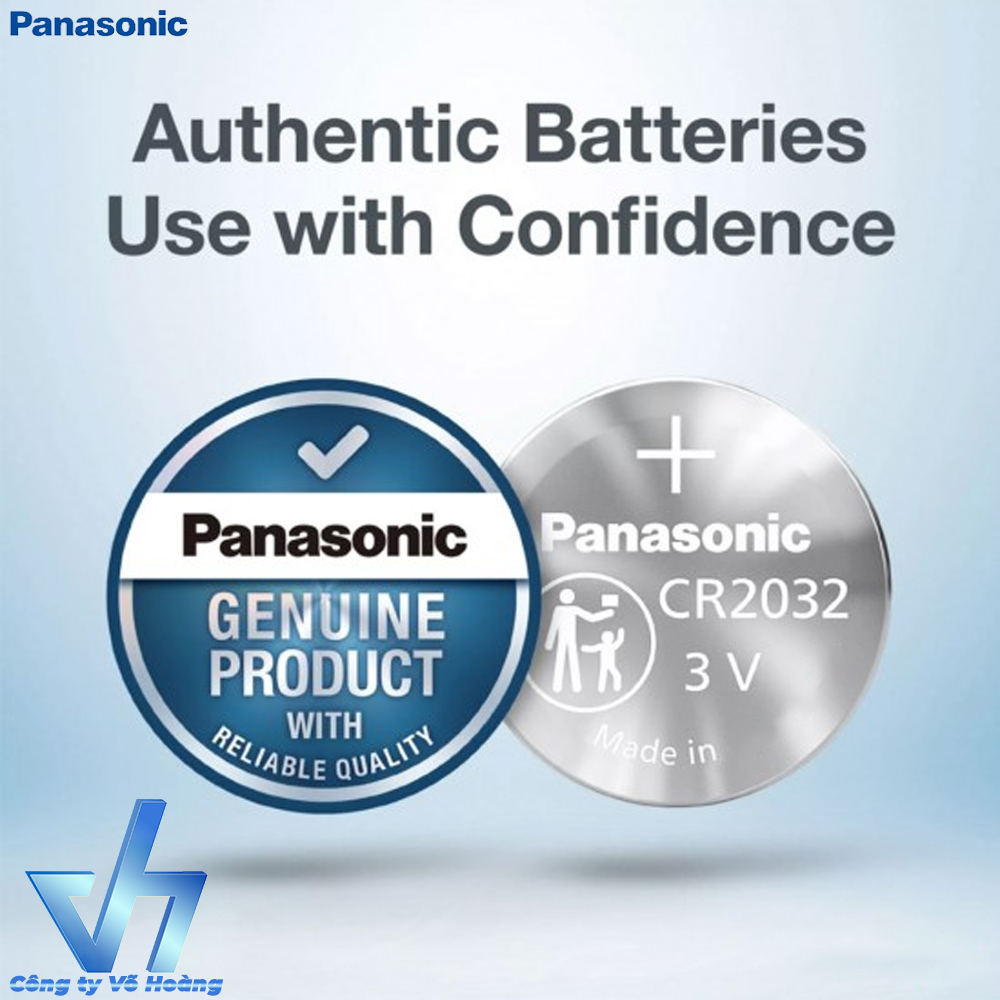 1 pin Panasonic CR2032 Lithium 3V - Pin nút / Pin CMOS