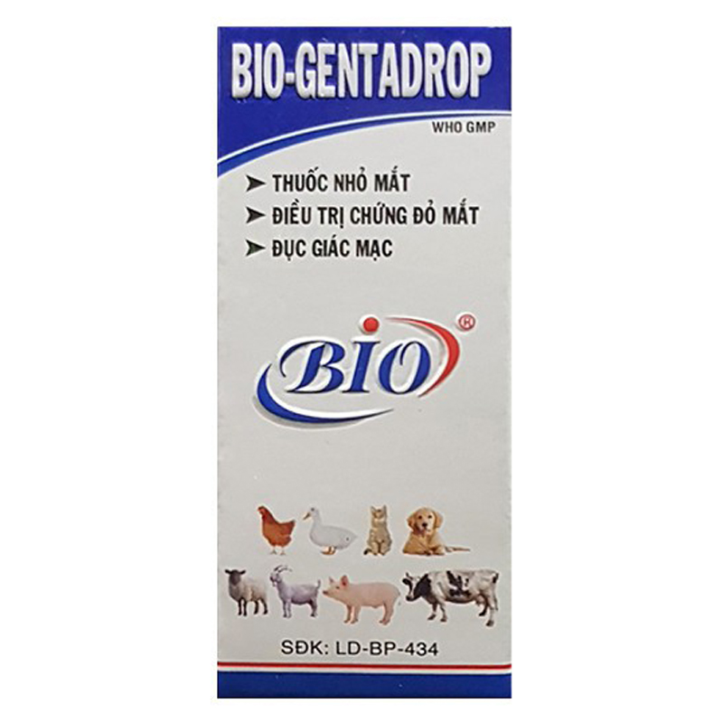 [HCM]Combo 5 chai nhỏ mắt Bio Gentadrop 10ml - 79205