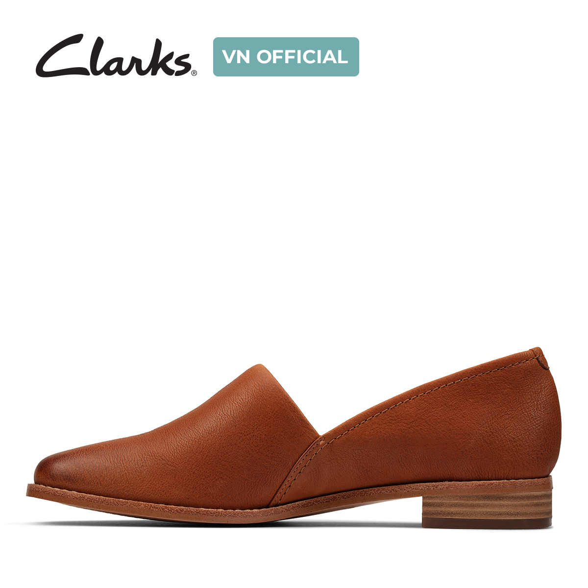 Giày Lười Da Nữ Clarks - Pure Easy