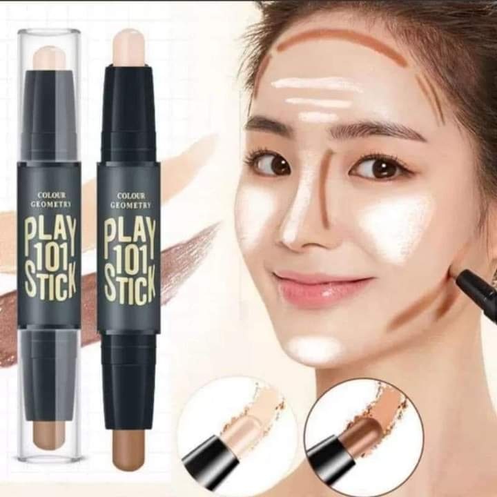 Thanh tạo khối và bắt sáng 2 đầu dạng thỏi lameila geometry face 109 stick 3g chính hãng