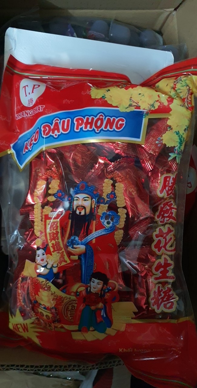Kẹo đậu phộng thần tài gói 500g