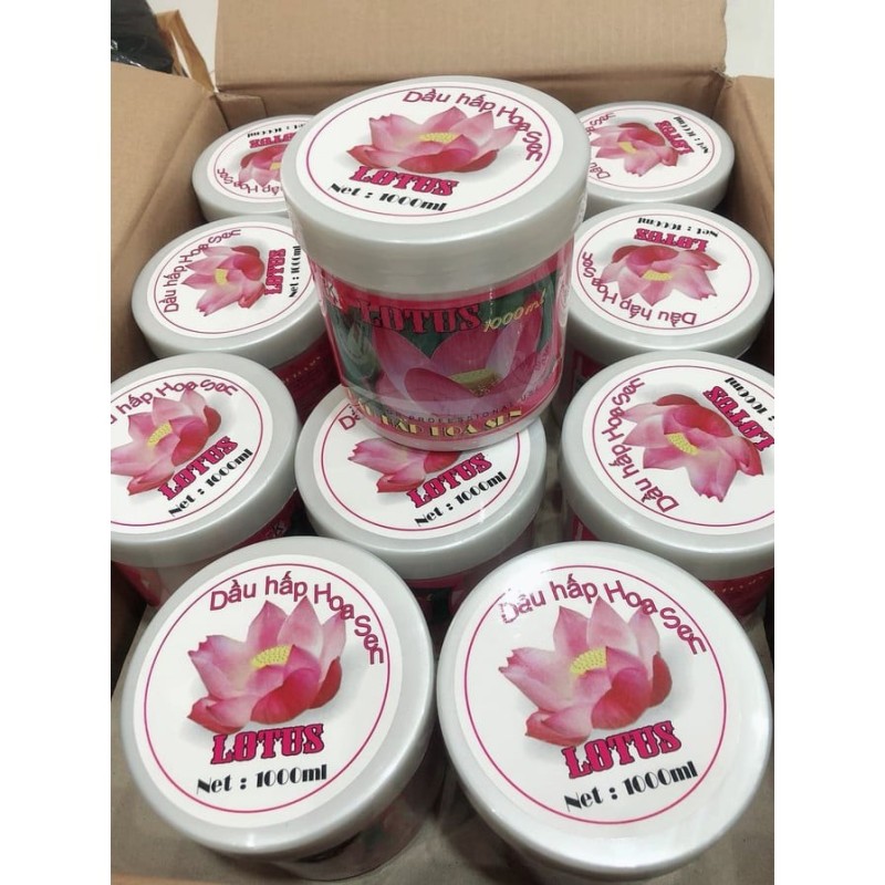 Dầu hấp dưỡng tóc Hoa Sen 500ml - 1000ml ( Lotus Repair Hair Treatment ) nhập khẩu