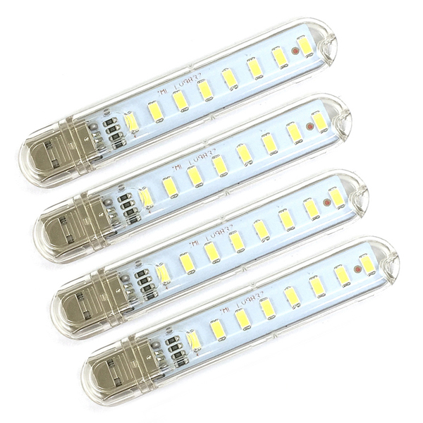 [Bảo Hành 1 Đổi 1] ĐÈN LED USB 8 BÓNG SIÊU SÁNG
