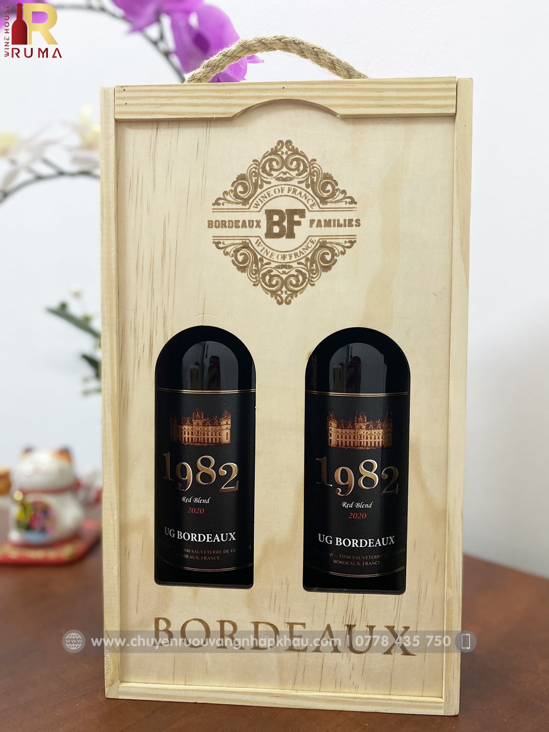 [Nhập khẩu chính hãng] Vang Pháp 1982