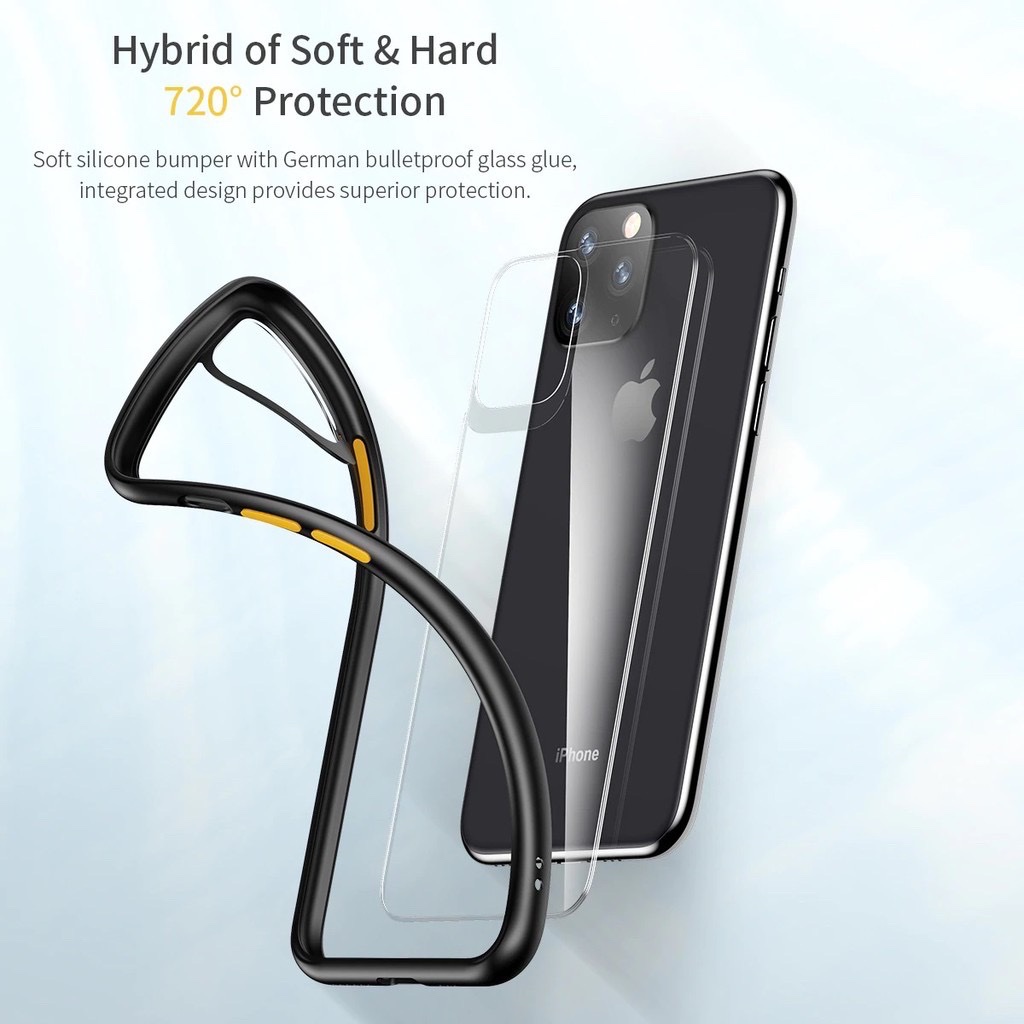 [HCM]Ốp lưng TPU PC ROCK chống sốc cho iPhone 11