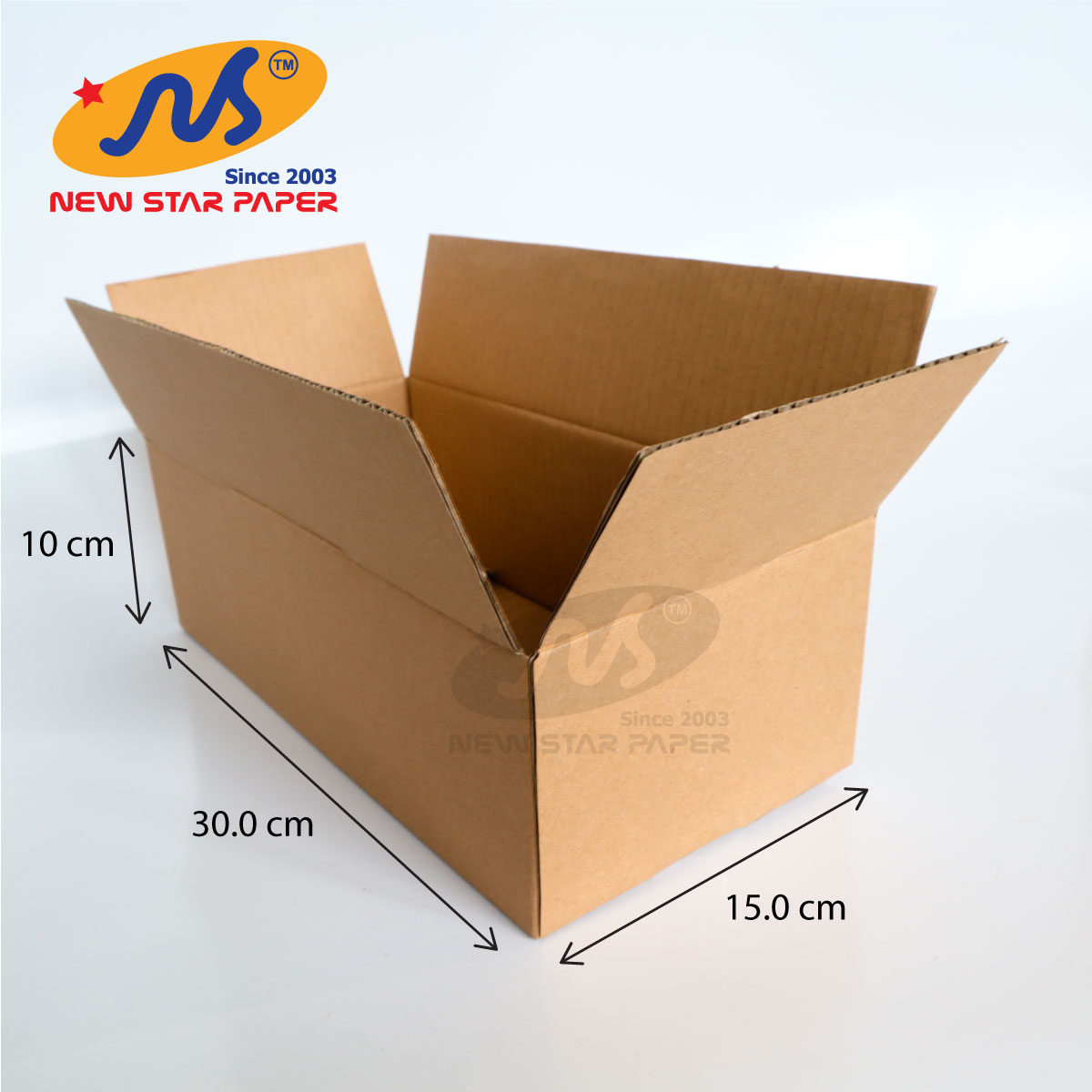 30x15x10cm - Combo 10 thùng giấy carton