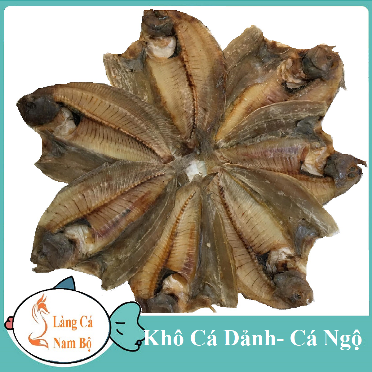 Khô cá dảnh , khô biển cá dảnh loại ngon dai ngọt từng sớ thịt - làng cá nam bộ