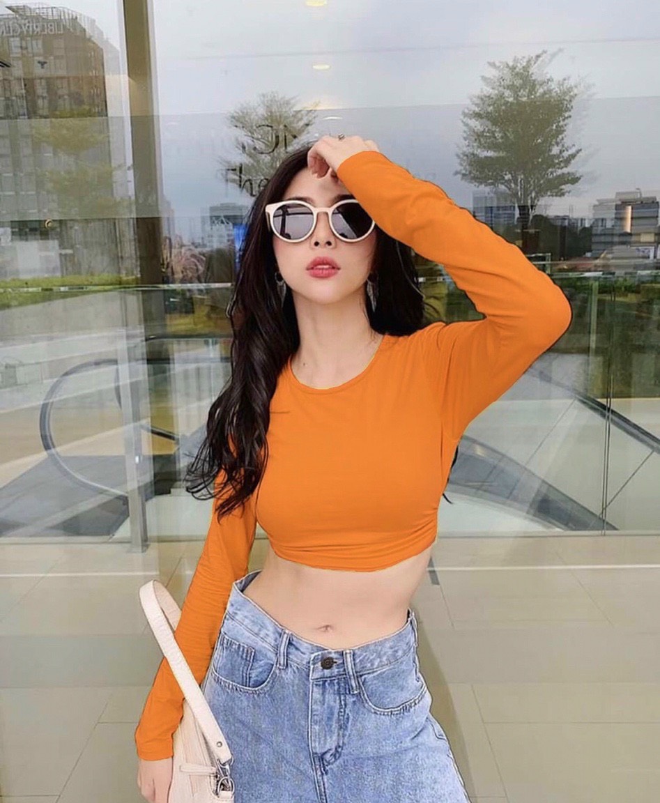 Áo yếm dài tay hở lưng cột dây sexy