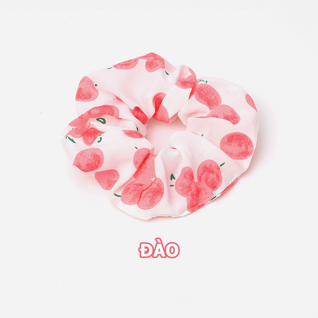 Cột tóc vải Scrunchies Trái cây Hot CT75